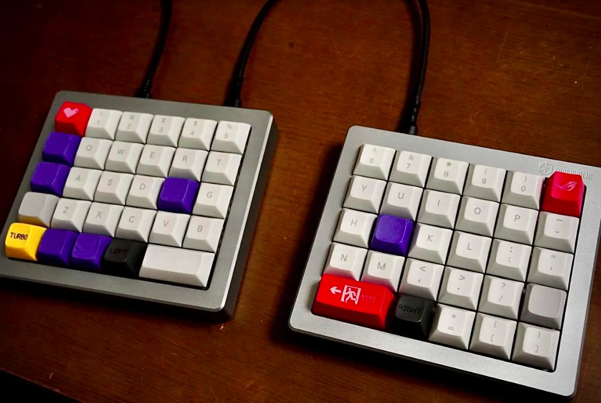 Nyquist キーボードと SP50 Case